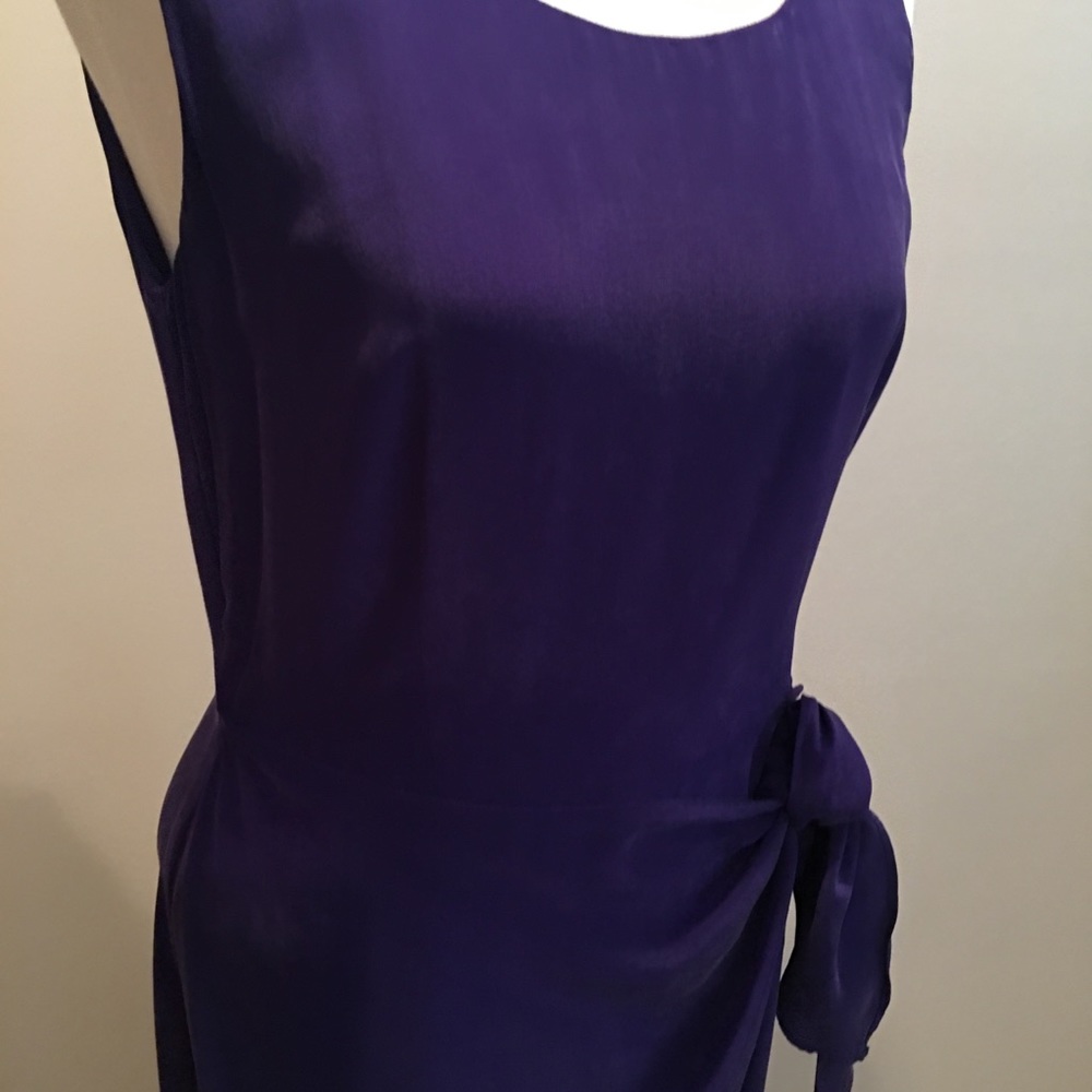Purple Silk Dress